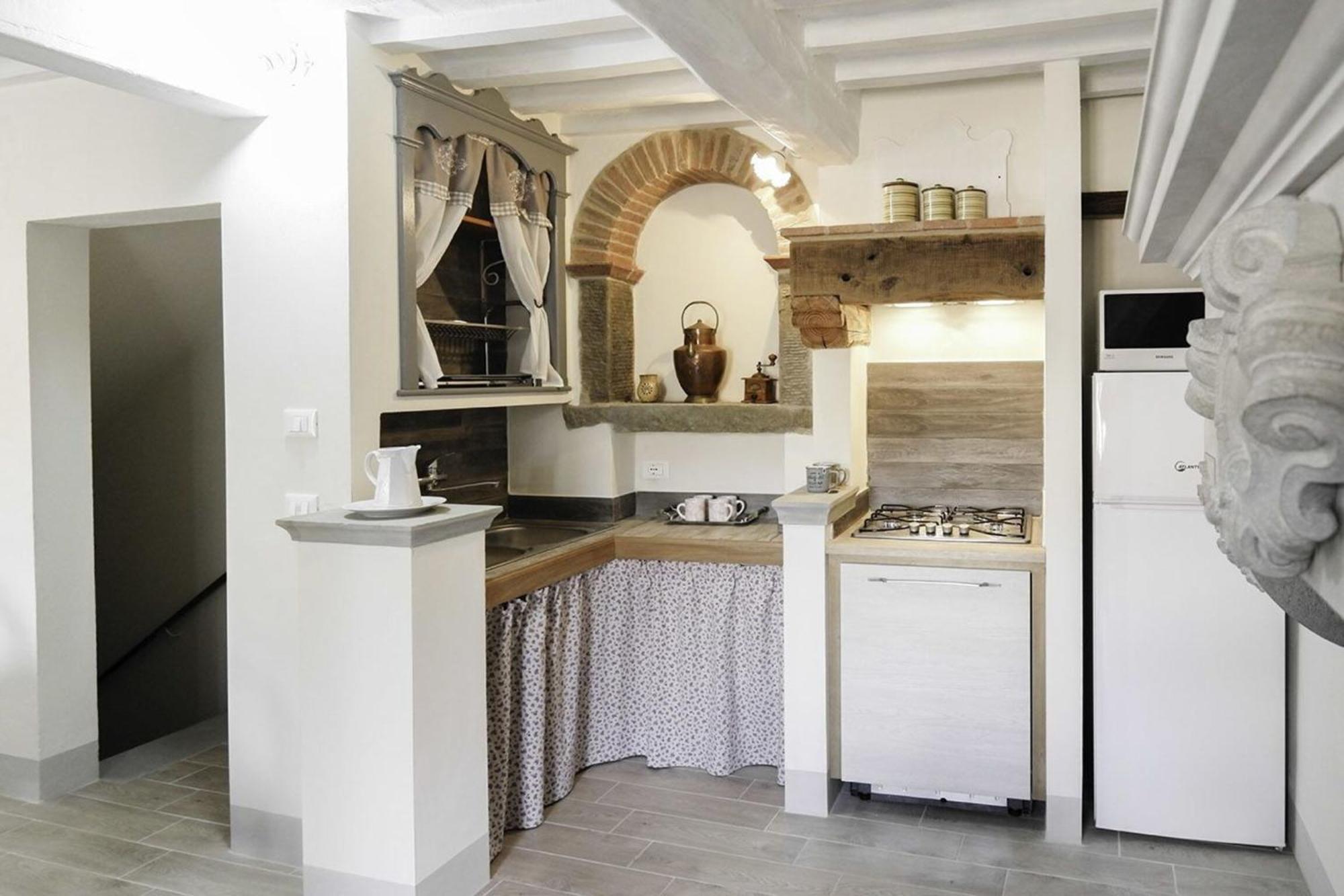 コルトーナCasa Caterinaアパートメント エクステリア 写真