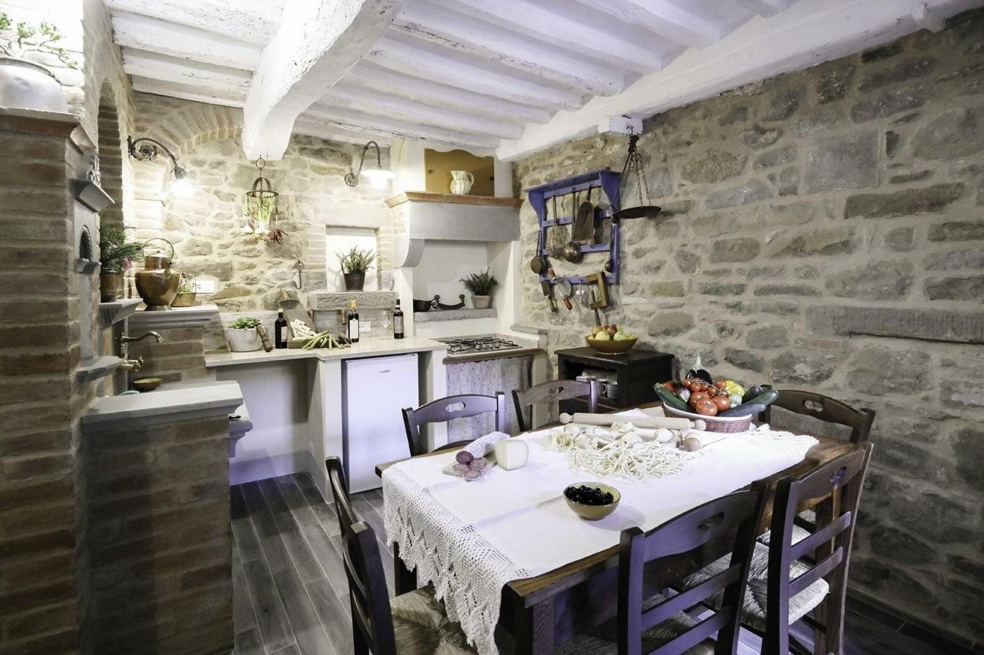 コルトーナCasa Caterinaアパートメント エクステリア 写真