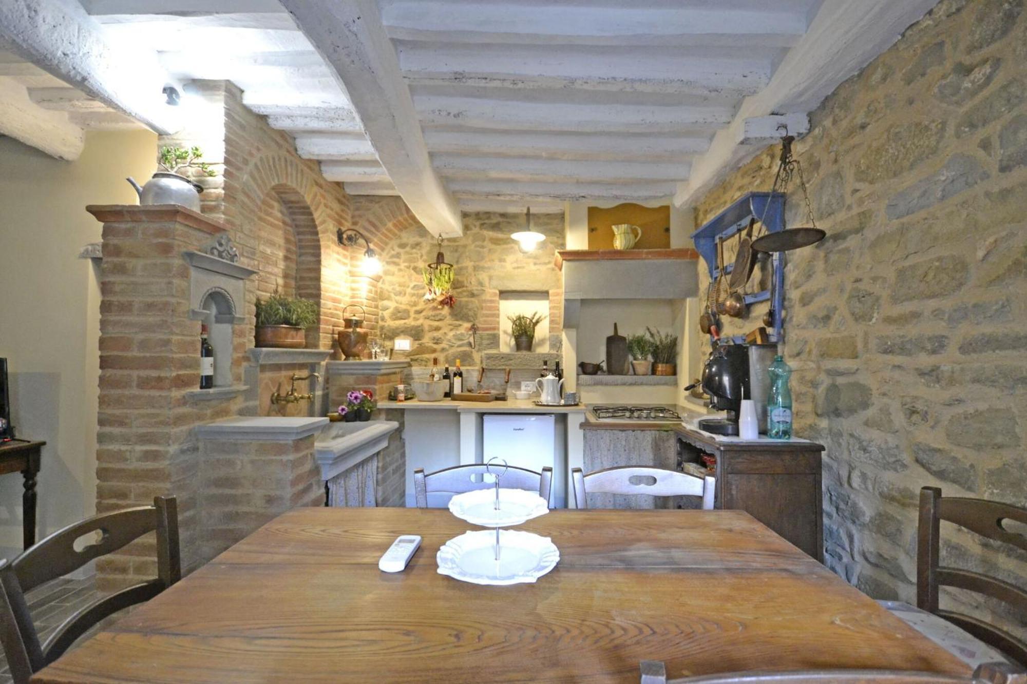 コルトーナCasa Caterinaアパートメント エクステリア 写真